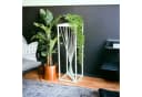 DanDiBo Blumenhocker Metall Weiß 70 cm Beistelltisch Bild 3