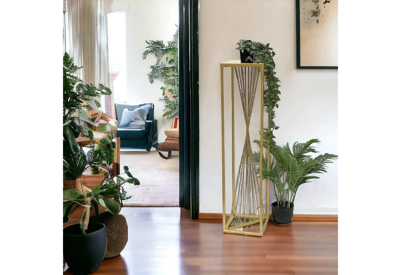 DanDiBo Blumenständer Metall Gold Modern - Bild 5