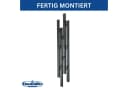 DanDiBo Wandgarderobe Schwarz Metall mit 8 Haken Modern Bild 5