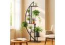 DanDiBo Blumenständer Metall 160 cm Hoch Schwarz Halbrund Bild 2