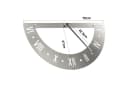 DanDiBo Sonnenuhr Edelstahl Wand 70cm Wetterfest Silber Matt Bild 1