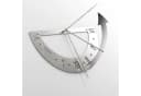 DanDiBo Sonnenuhr Edelstahl Wand 70cm Wetterfest Silber Matt Bild 4