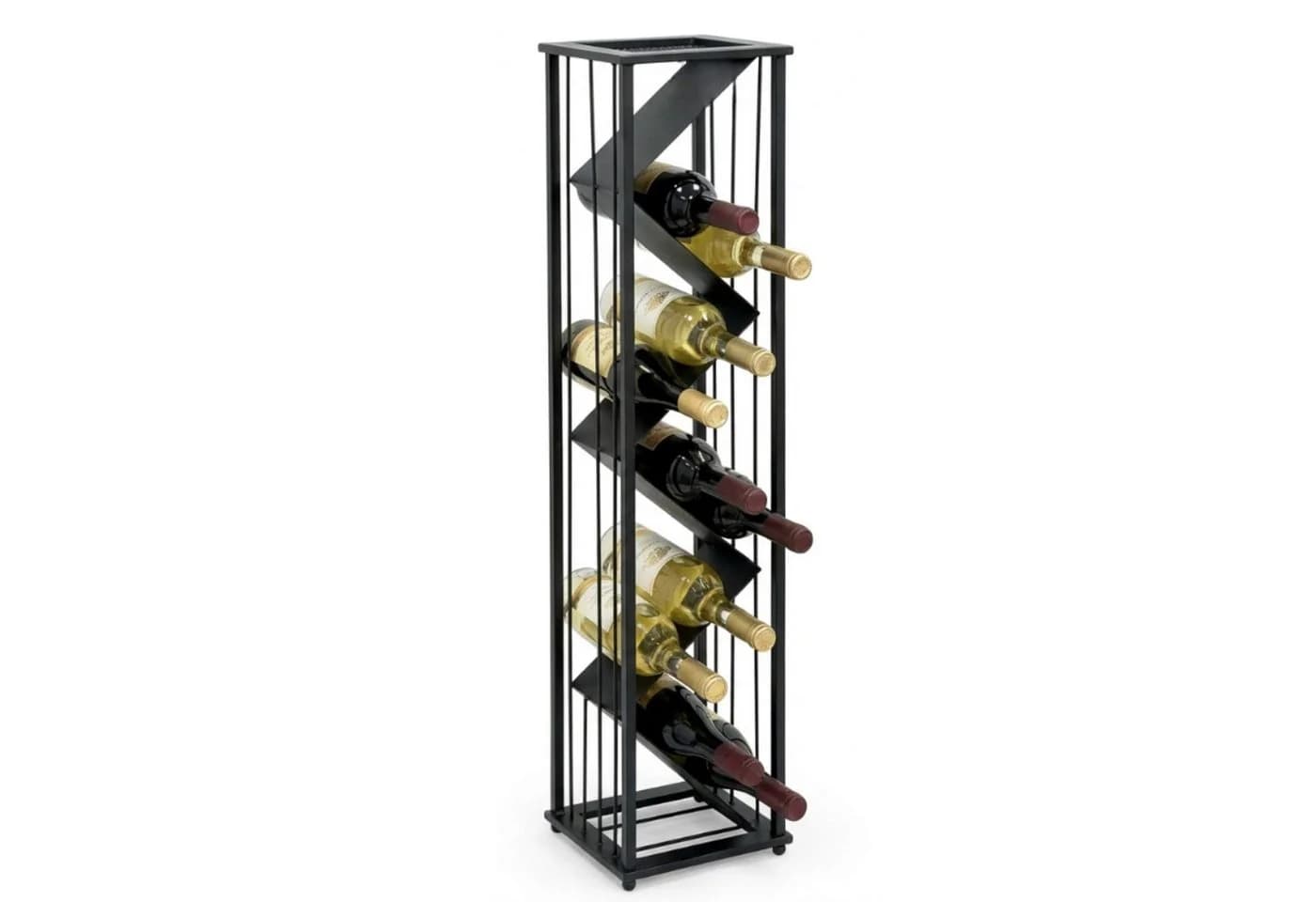 DanDiBo Weinregal Stehend 96693 Flaschenregal Weinständer Flaschenhalter Schmal Modern - Bild 2