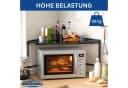 DanDiBo Küchenregal Schwarz Höhenverstellbar Bild 5