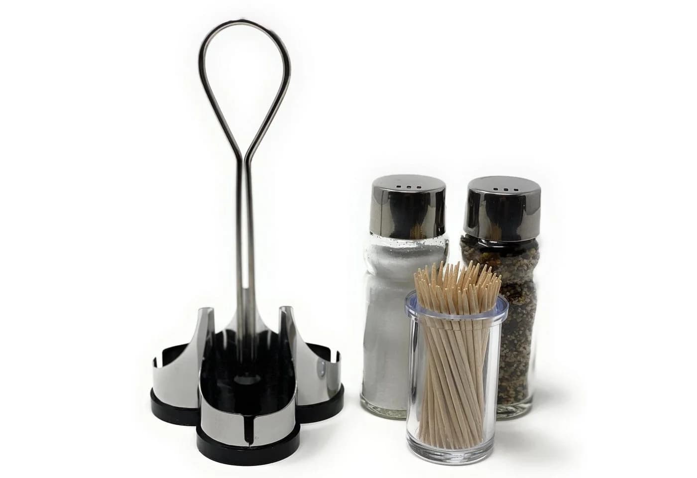 DanDiBo Menage-Set Salz- und Pfefferstreuer mit Zahnstocher - Bild 5