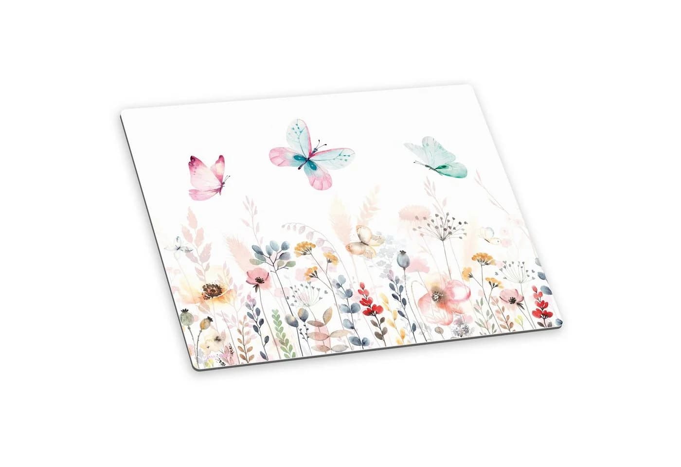 itenga Schreibtischunterlage Deluxe Schmetterling Kunststoff