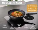 divory Wok-Pfanne 30 cm mit abnehmbarem Griff und Antihaftbeschichtung Bild 1