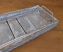 Deko-Impression Dekotablett Rustikales Holz Shabby Grau-Beige 75 cm Bild 3