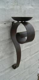 Deko-Impression Wandkerzenhalter Eisen Landhaus Dunkelrost Bild 1