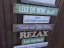 Deko-Impression Wanddeko Balkonschild Holz MDF Mehrfarbig Bild 1