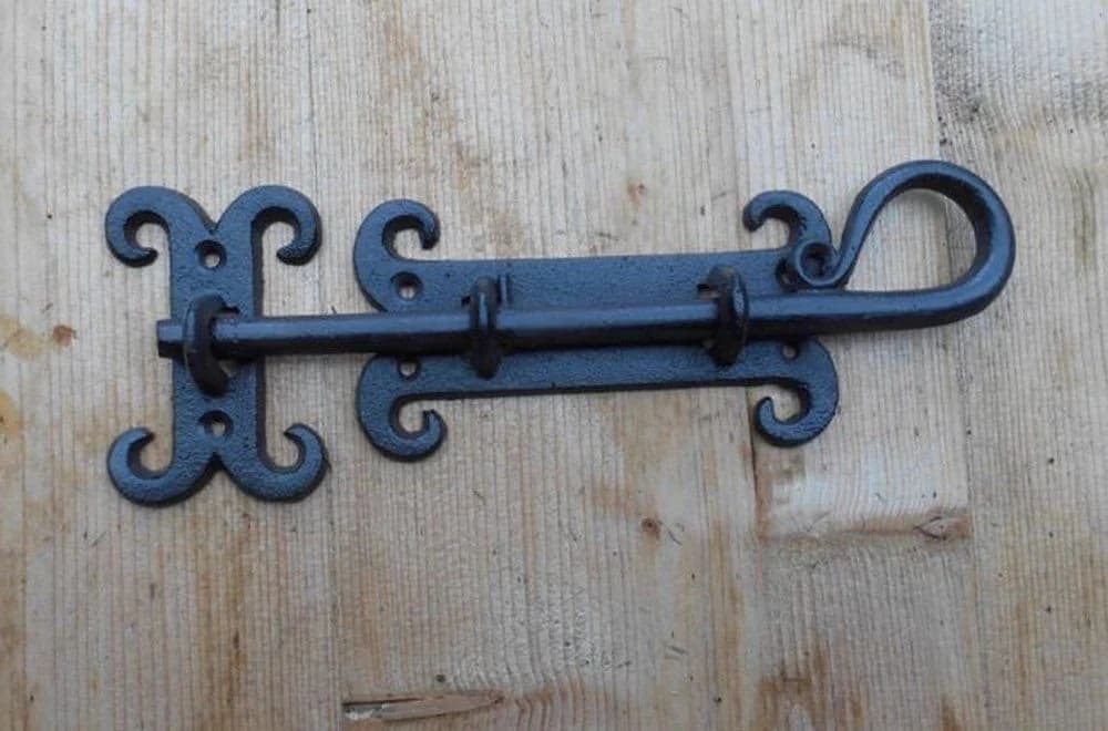 Deko-Impression Türriegel Antik Gusseisen Landhausstil