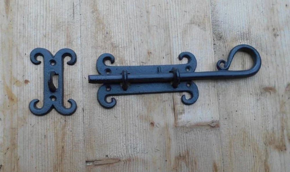 Deko-Impression Türriegel Antik Gusseisen Landhausstil - Bild 3
