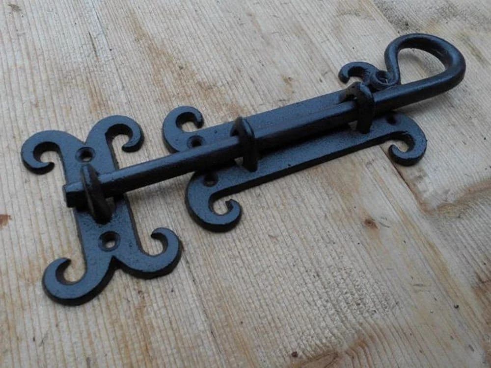 Deko-Impression Türriegel Antik Gusseisen Landhausstil - Bild 4
