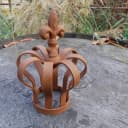 Deko-Impression Dekokrone massiv Rost Lilienform Bild 1