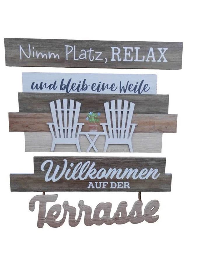 Deko-Impression Wanddeko Schild Nimm Platz 37cm - Bild 2