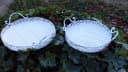 Deko-Impression Dekotablett-Set 2 Stück Antikstyle Weiß Bild 4