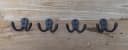 Deko-Impression Wandhaken 4er Set Gusseisen braun Bild 1
