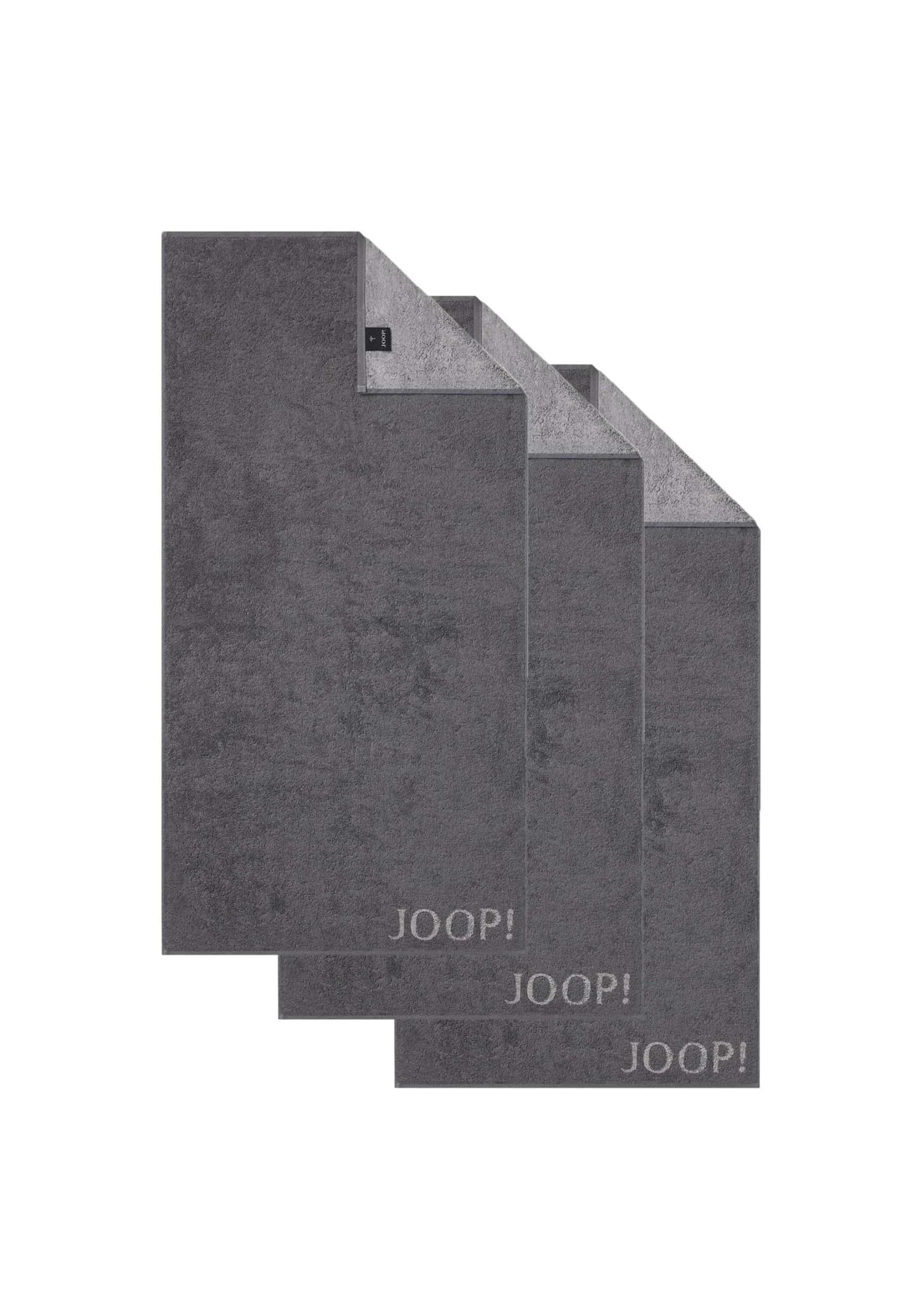 JOOP! Handtuch Classic Cornflower Anthrazit Blau 50x100cm