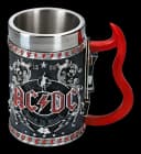 AC/DC Bierkrug Back in Black Metall & Kunststein Bild 3