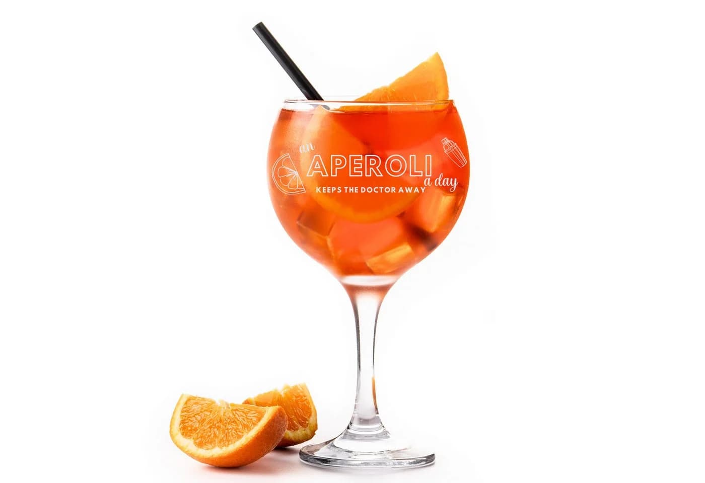 Lasernauten Aperitifglas Spritz Glas mit Gravur 630 ml - Bild 2