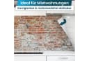 danario Küchenrückwand Folie selbstklebend Matt Alte Ziegelmauer Spritzschutz Bild 3