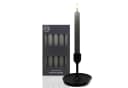 Candelo Spitzkerzen 10er Set Schiefergrau 7,5 Std Brenndauer 18,5cm Bild 2