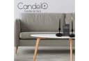 Candelo Spitzkerzen 10er Set Schiefergrau 7,5 Std Brenndauer 18,5cm Bild 3