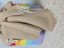 STTS Wolldecke TIROL A 100 % Schurwolle Beige/Braun Bild 5