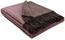 STTS Wolldecke TIROL 100% Schurwolle Braun-Rosa Bild 2