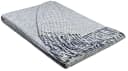 STTS Wohndecke PALMERA Plaid Kuscheldecke Weiß-Hellblau Bild 2