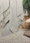 STTS Wolldecke Faro Merinowolle-Kaschmir-Mix Beige-Grau Bild 2