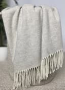STTS Wolldecke Faro Merinowolle-Kaschmir-Mix Beige-Grau Bild 3