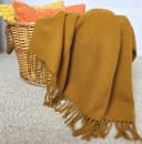 STTS Wolldecke TIROL 100% Schurwolle Orange Bild 5