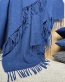 STTS Wolldecke TIROL M 100% Schurwolle Blau Bild 3