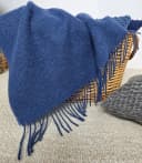 STTS Wolldecke TIROL M 100% Schurwolle Blau Bild 4