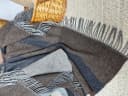 STTS Wolldecke TIROL 100% Schurwolle Beige/Braun/Grau Bild 3