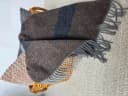STTS Wolldecke TIROL 100% Schurwolle Beige/Braun/Grau Bild 5