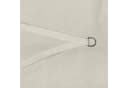 anndora Sonnensegel 4x4x4m Dreieck Beige UV-Schutz HDPE Bild 5