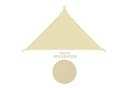 anndora Sonnensegel Dreieckig Beige 100% Polyester Bild 2