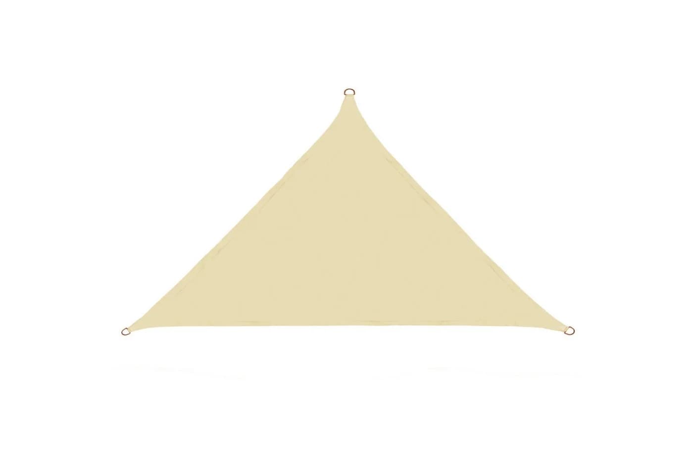 anndora Sonnensegel 4x4x5,65 m Dreieck Beige UV-Schutz - Bild 4