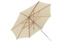 anndora Sonnenschirm 4m rund Buche Holz FSC beige Bild 5