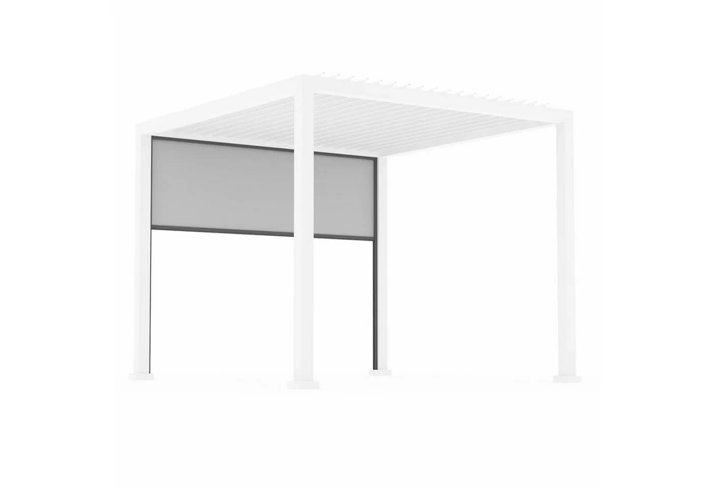 anndora Pergola Seitenstoff Screen Rollo Anthrazit