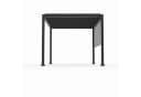 anndora Aluminium Pergola mit Lamellendach und Rollo anthrazit Bild 3