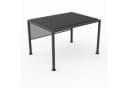 anndora Aluminium Pergola mit Lamellendach und Rollo anthrazit Bild 4