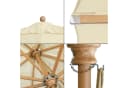 anndora Sonnenschirm 3x4m Buchenholz Olefin UV-Schutz Bild 5