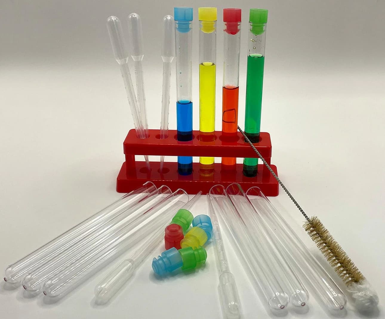 myExperimentSet Experimentierkasten Labor Basis Set mit Reagenzglasgestell