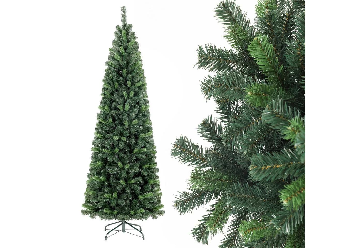 Salcar Künstlicher Weihnachtsbaum 180 cm mit 618 PVC Nadeln - Bild 2