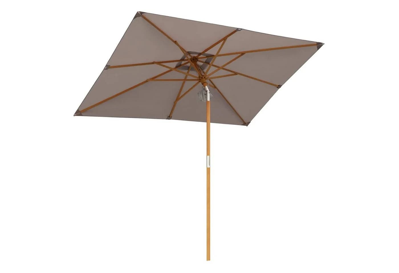 Sekey Rechteckschirm 300x200 cm Massivholz Taupe - Bild 4