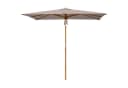 Sekey Rechteckschirm 300x200 cm Massivholz Taupe Bild 5