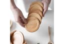 HomeGuru Becheruntersetzer Set 7-tlg. Massivholz Buche Beige Bild 4
